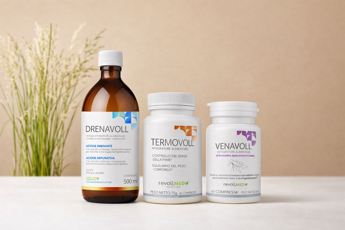 Kit RevoSlim Detox con Termovoll, Drenavoll e Venavoll
